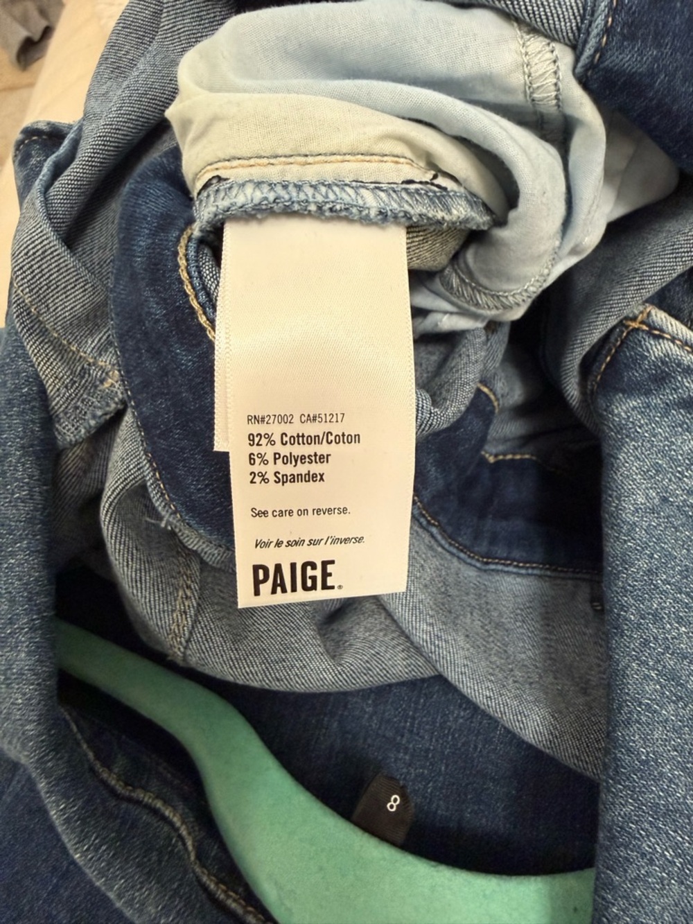 Paige Jeans Carly Denim Jumpsuit size 8 Medium - Picture 9 of 10